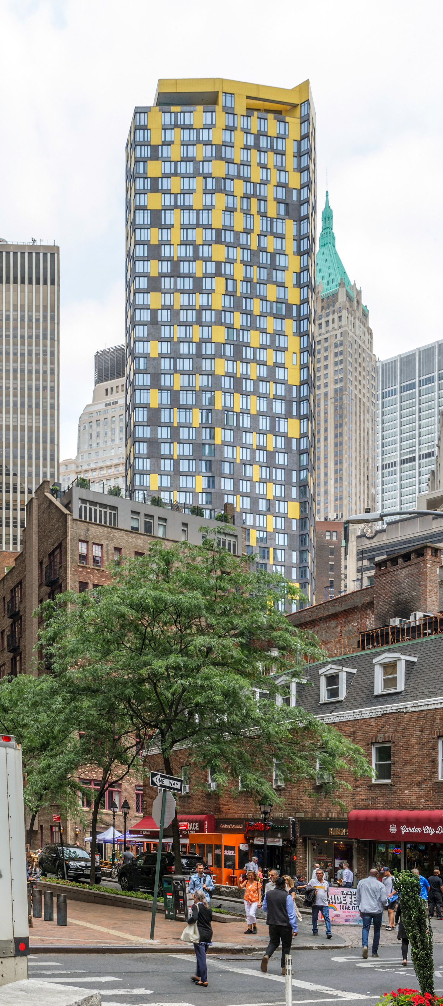 William Beaver House, New York City - View from Water Street. © Mathias Beinling